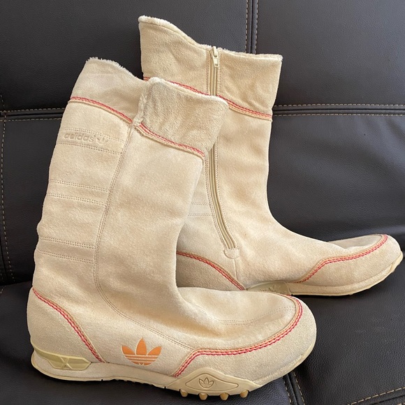 Adidas Originals Shoes | Camel Colored, Suede Ugg-Like Adidas Outdoor Boots | Color: Cream | Size: 11 | Pm-15340558's Closet